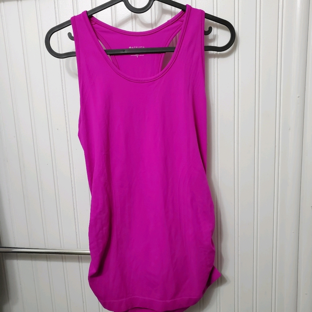 Athleta Women's Fuchsia Racerback Tank Top